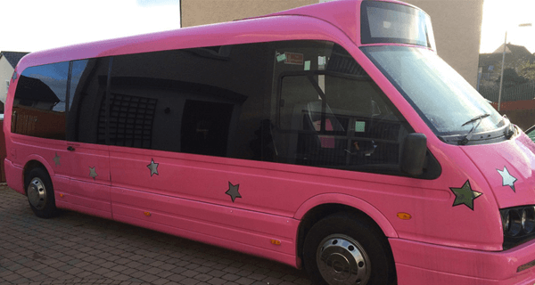 Pink Party Bus Belfast